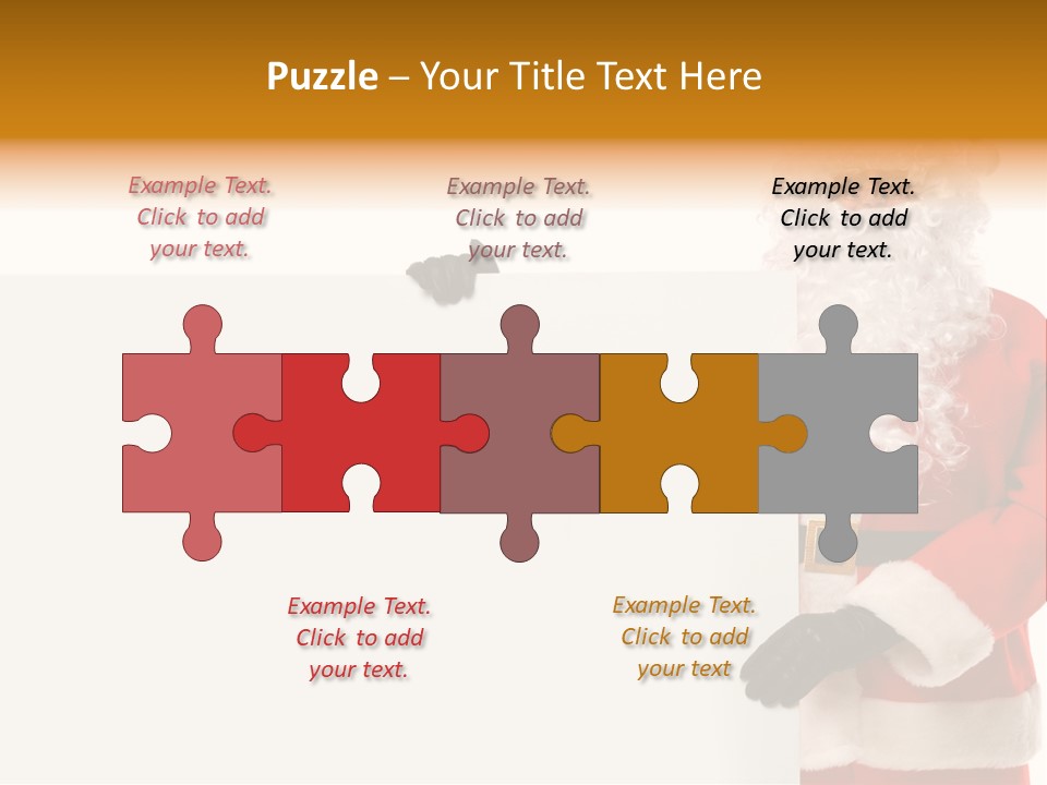 Message Text Smiling PowerPoint Template