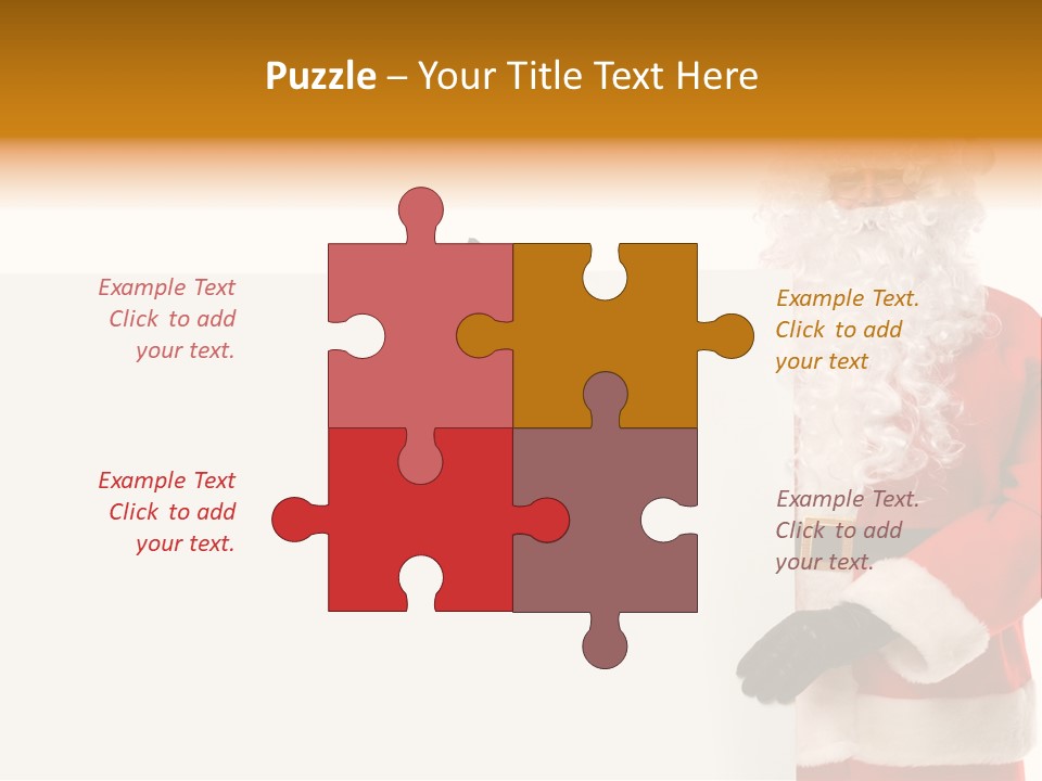 Message Text Smiling PowerPoint Template