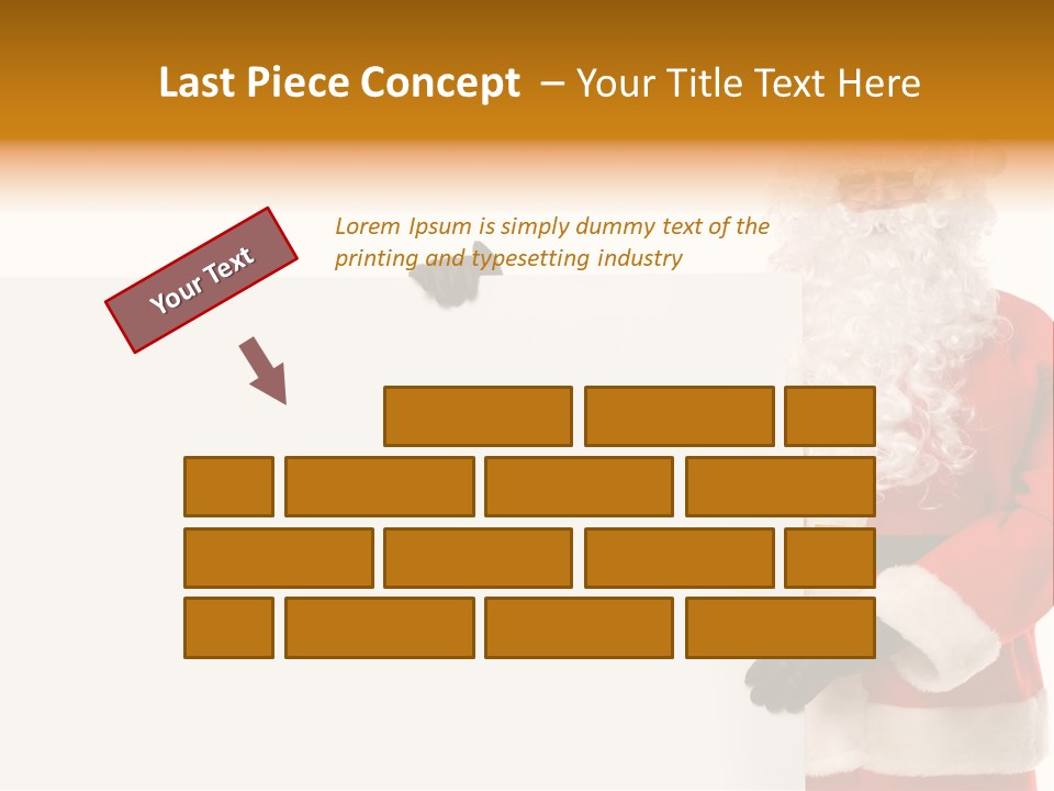 Message Text Smiling PowerPoint Template
