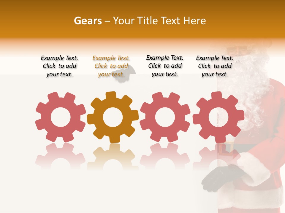 Message Text Smiling PowerPoint Template