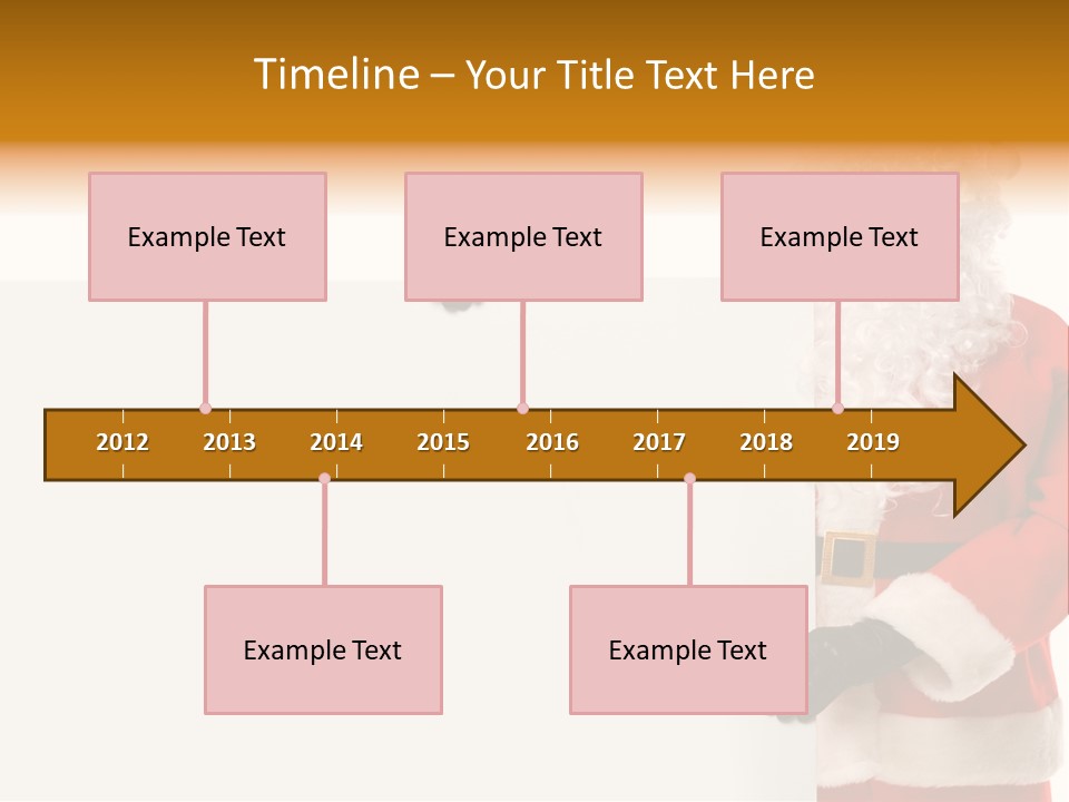 Message Text Smiling PowerPoint Template