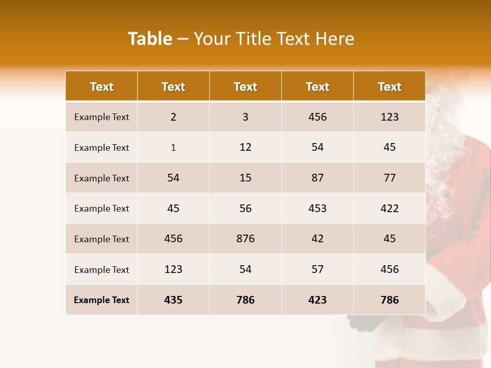 Message Text Smiling PowerPoint Template