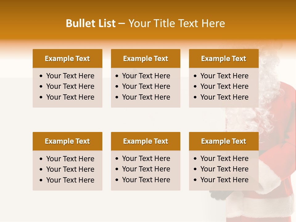 Message Text Smiling PowerPoint Template