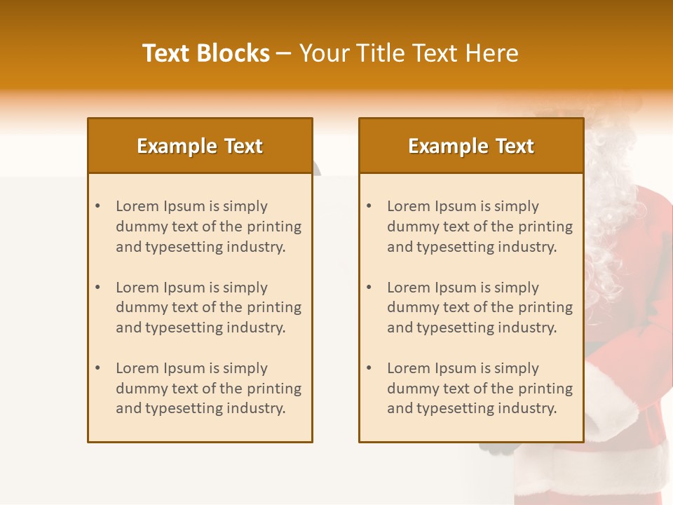 Message Text Smiling PowerPoint Template
