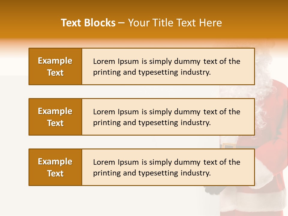 Message Text Smiling PowerPoint Template