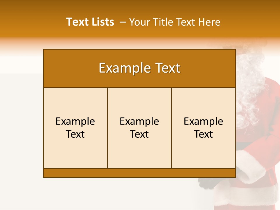 Message Text Smiling PowerPoint Template