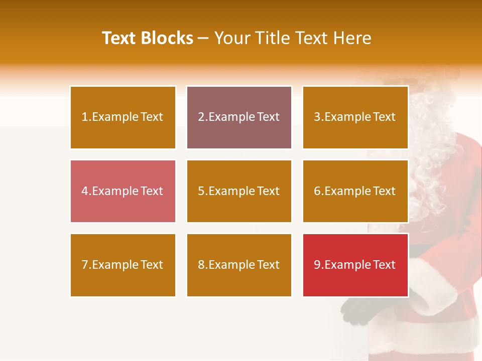 Message Text Smiling PowerPoint Template