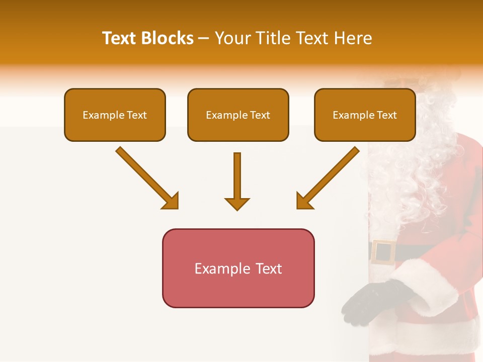 Message Text Smiling PowerPoint Template
