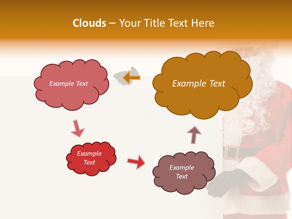 Message Text Smiling PowerPoint Template