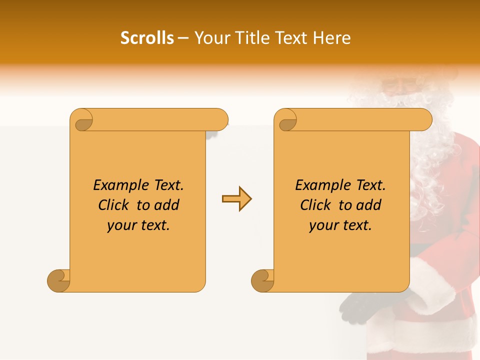 Message Text Smiling PowerPoint Template