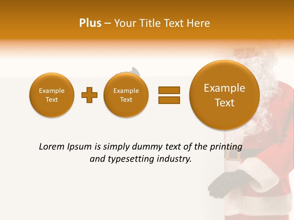 Message Text Smiling PowerPoint Template