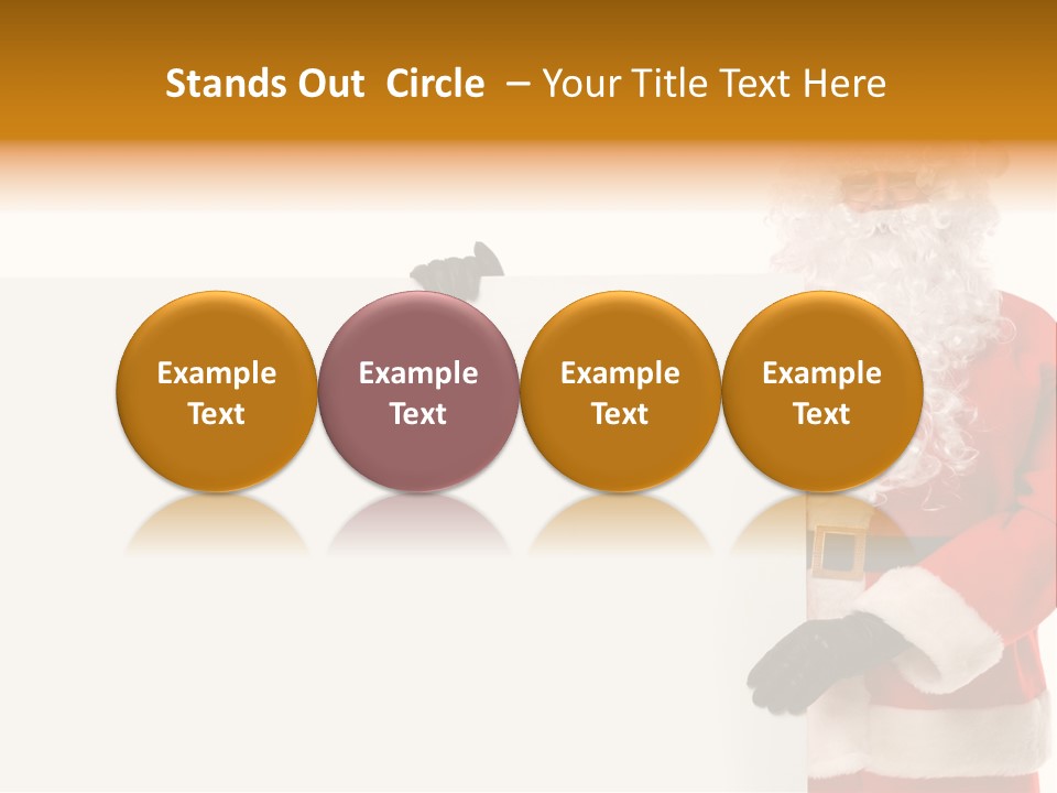 Message Text Smiling PowerPoint Template