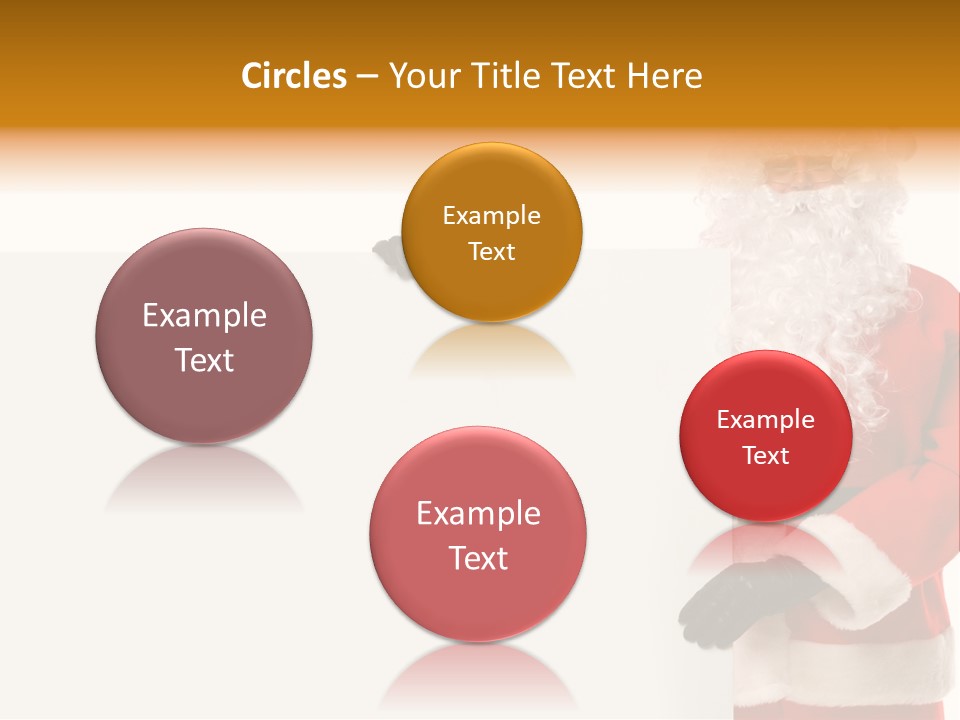 Message Text Smiling PowerPoint Template
