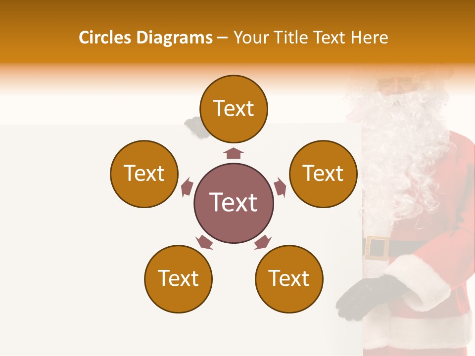 Message Text Smiling PowerPoint Template