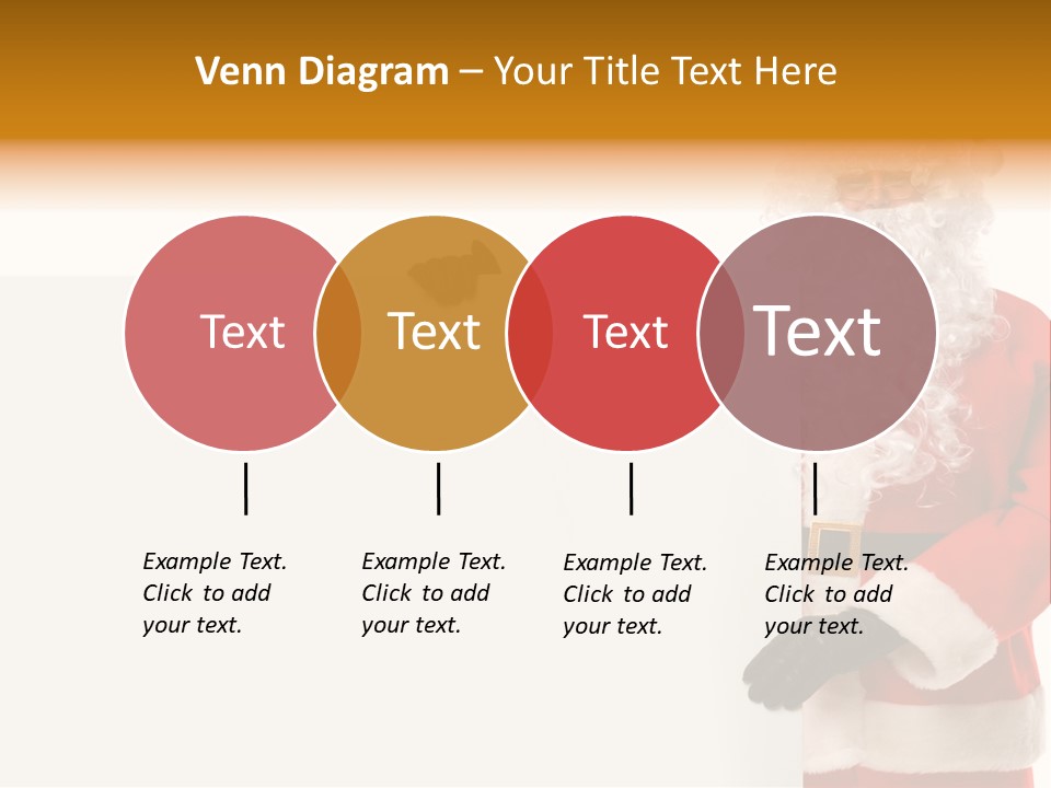 Message Text Smiling PowerPoint Template