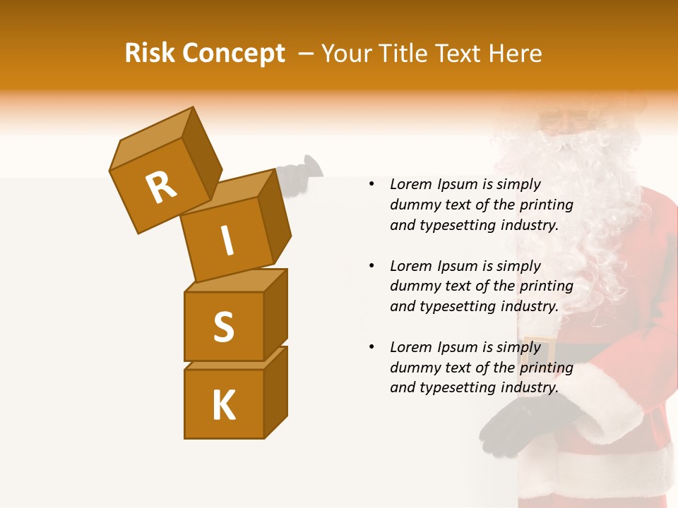 Message Text Smiling PowerPoint Template