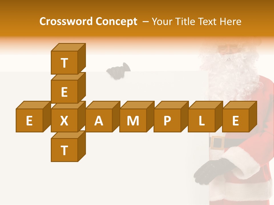 Message Text Smiling PowerPoint Template