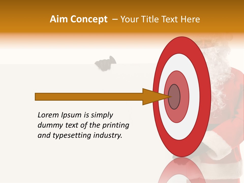 Message Text Smiling PowerPoint Template