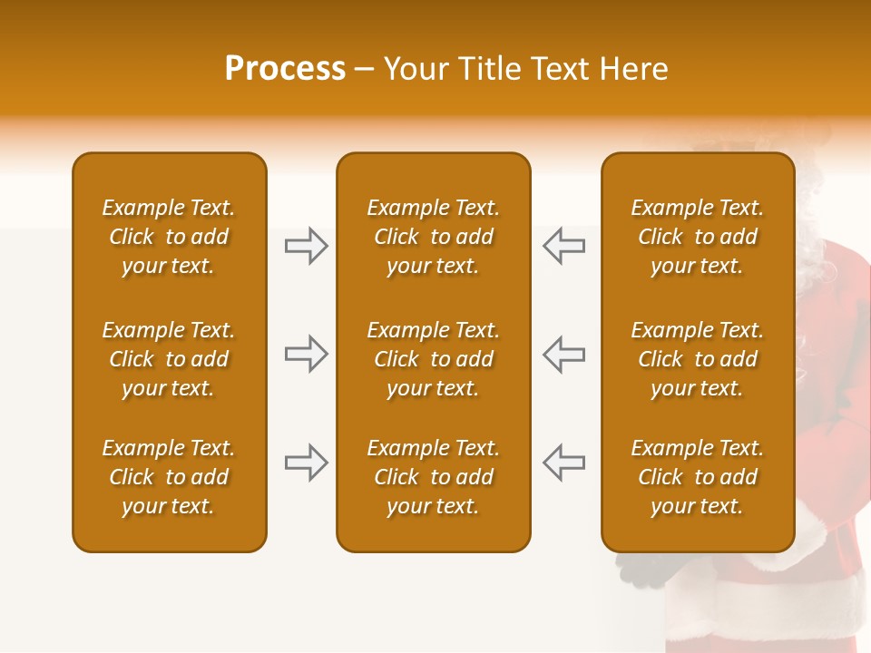 Message Text Smiling PowerPoint Template