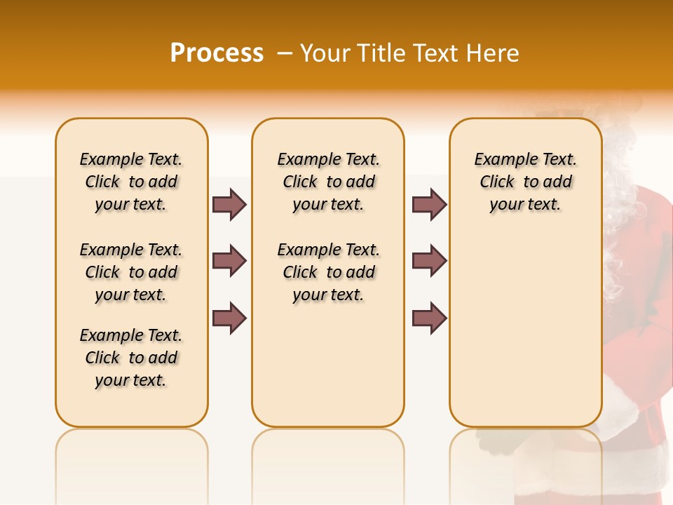 Message Text Smiling PowerPoint Template