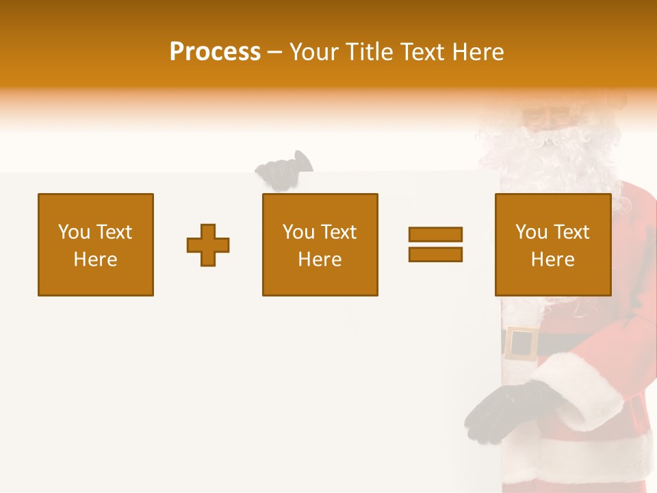Message Text Smiling PowerPoint Template