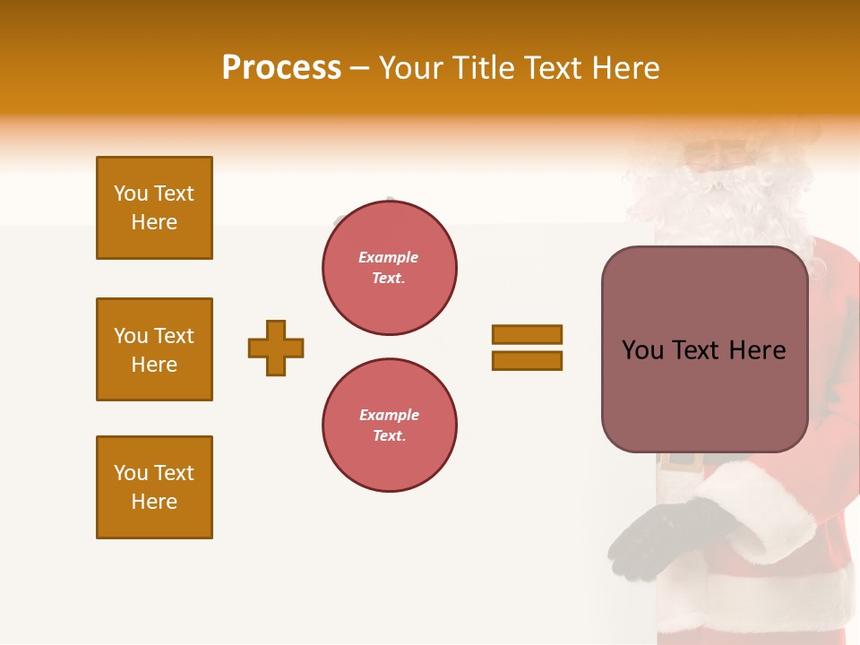 Message Text Smiling PowerPoint Template