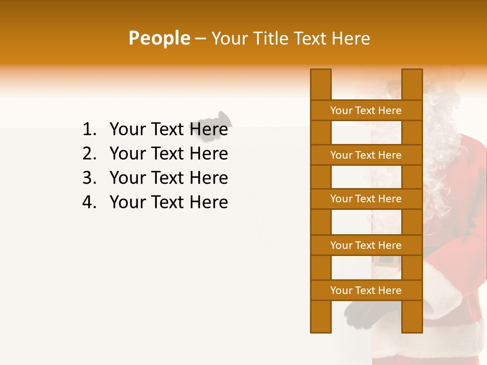 Message Text Smiling PowerPoint Template