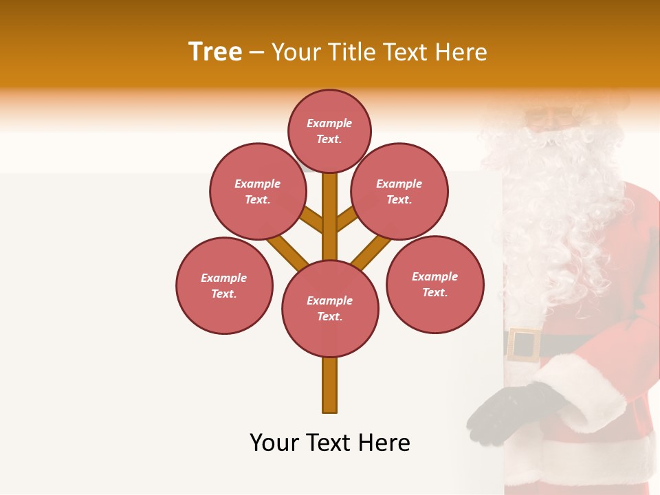 Message Text Smiling PowerPoint Template