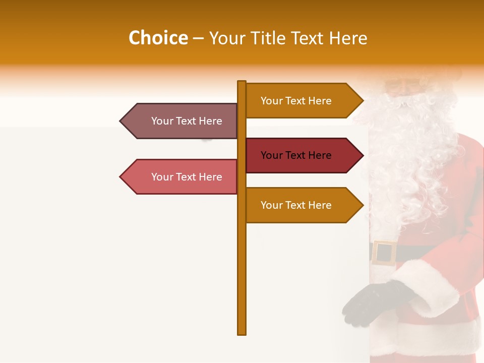 Message Text Smiling PowerPoint Template