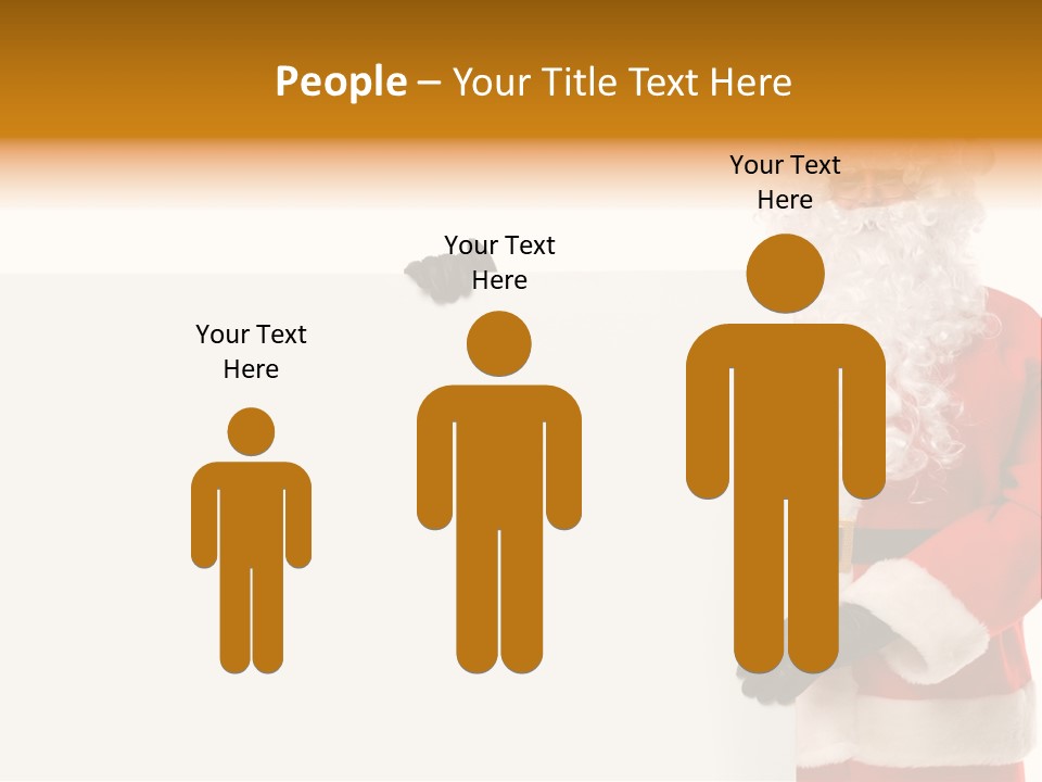 Message Text Smiling PowerPoint Template