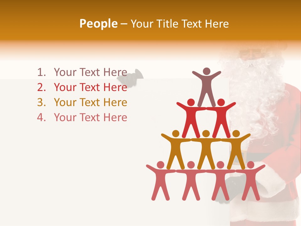Message Text Smiling PowerPoint Template