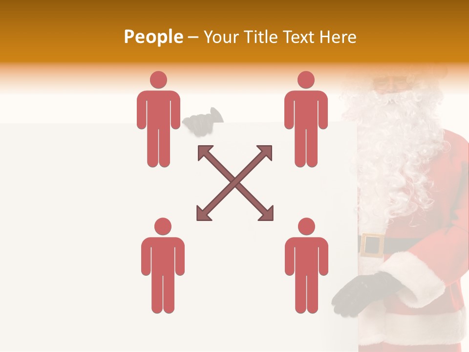 Message Text Smiling PowerPoint Template