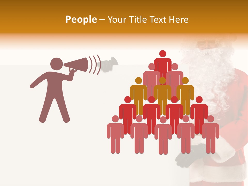 Message Text Smiling PowerPoint Template