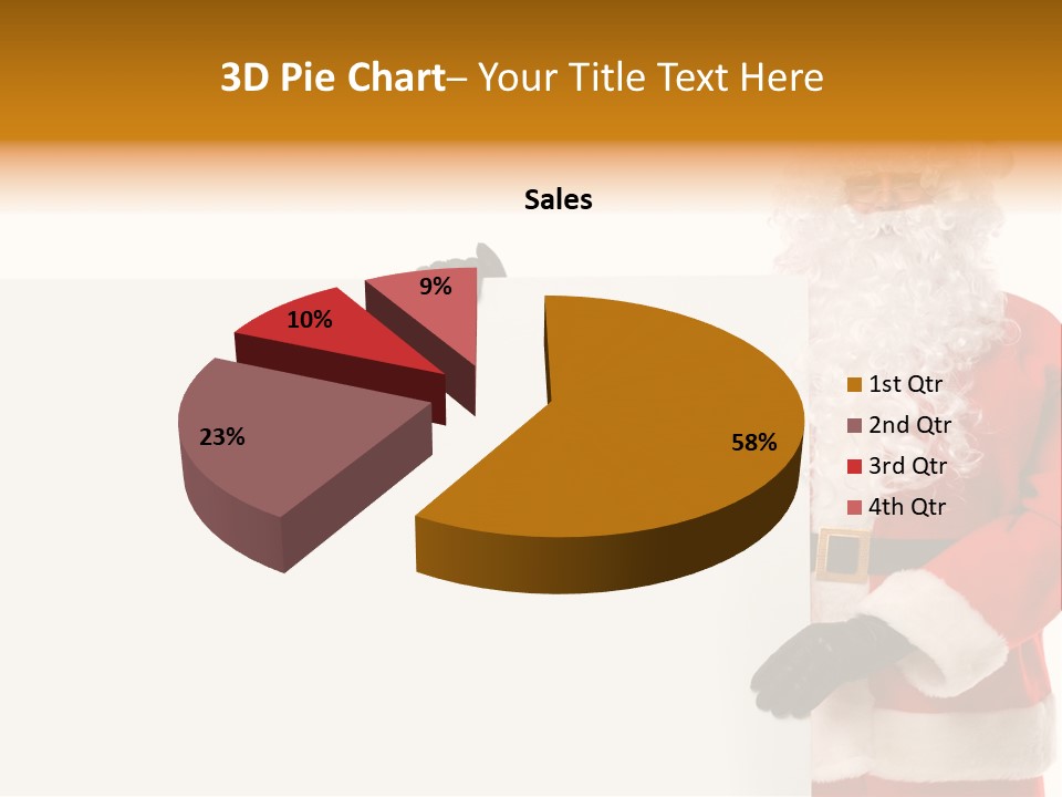Message Text Smiling PowerPoint Template