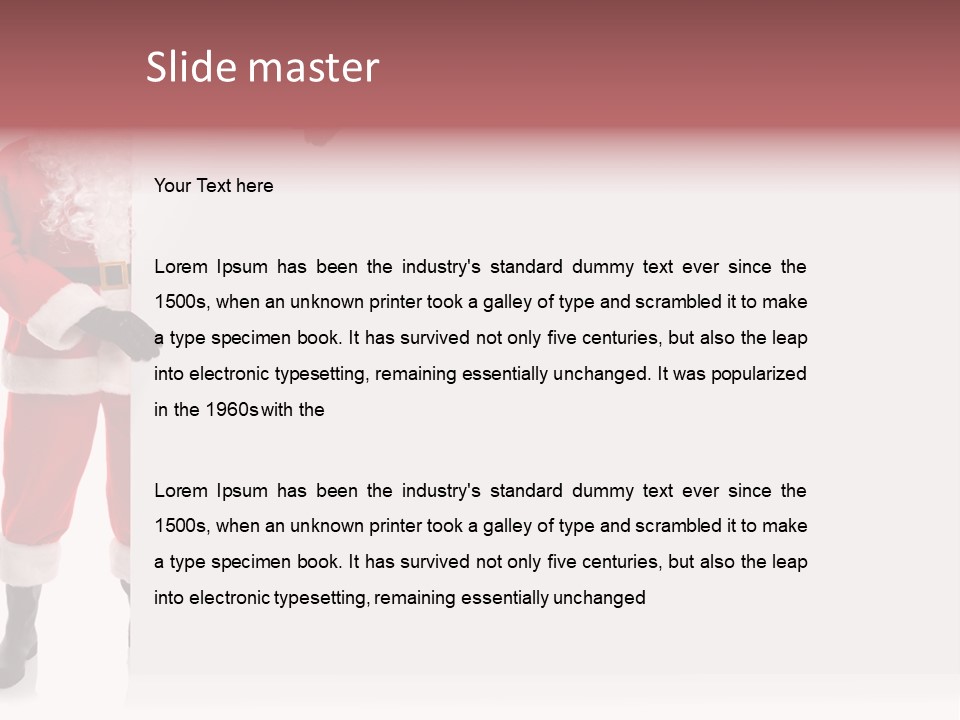 Blank Space Blank Beard PowerPoint Template