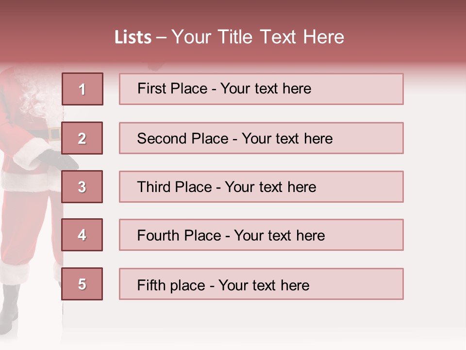 Blank Space Blank Beard PowerPoint Template