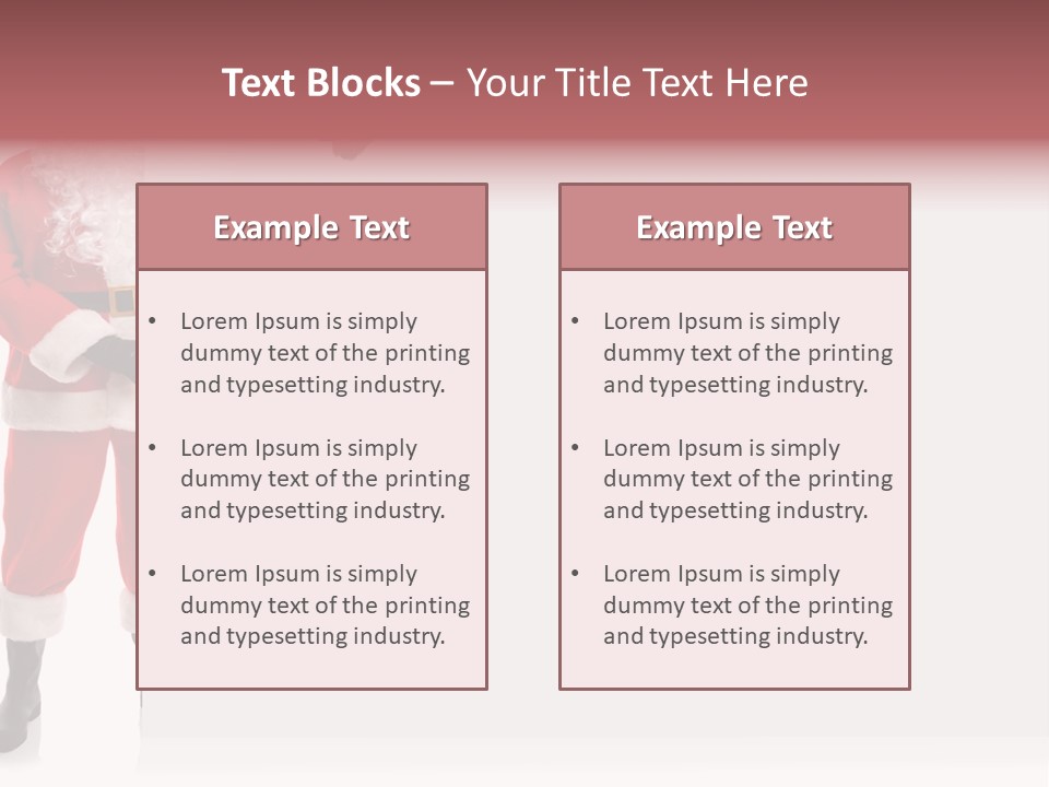 Blank Space Blank Beard PowerPoint Template