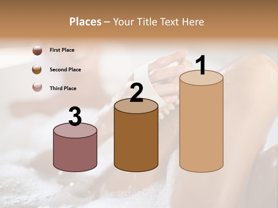 Treatment Relaxed Bubbles PowerPoint Template