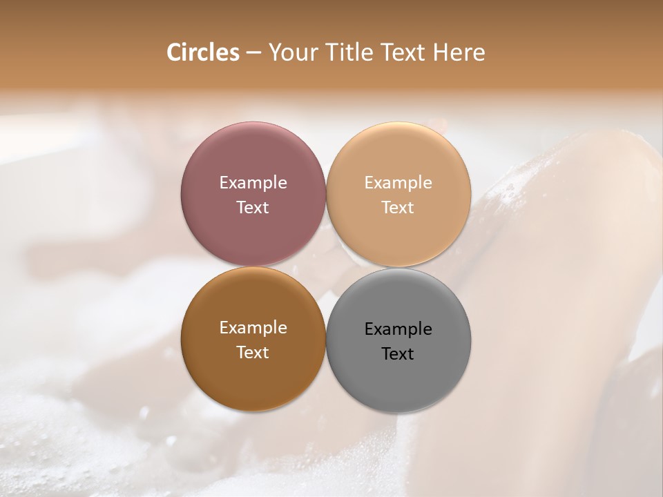 Treatment Relaxed Bubbles PowerPoint Template