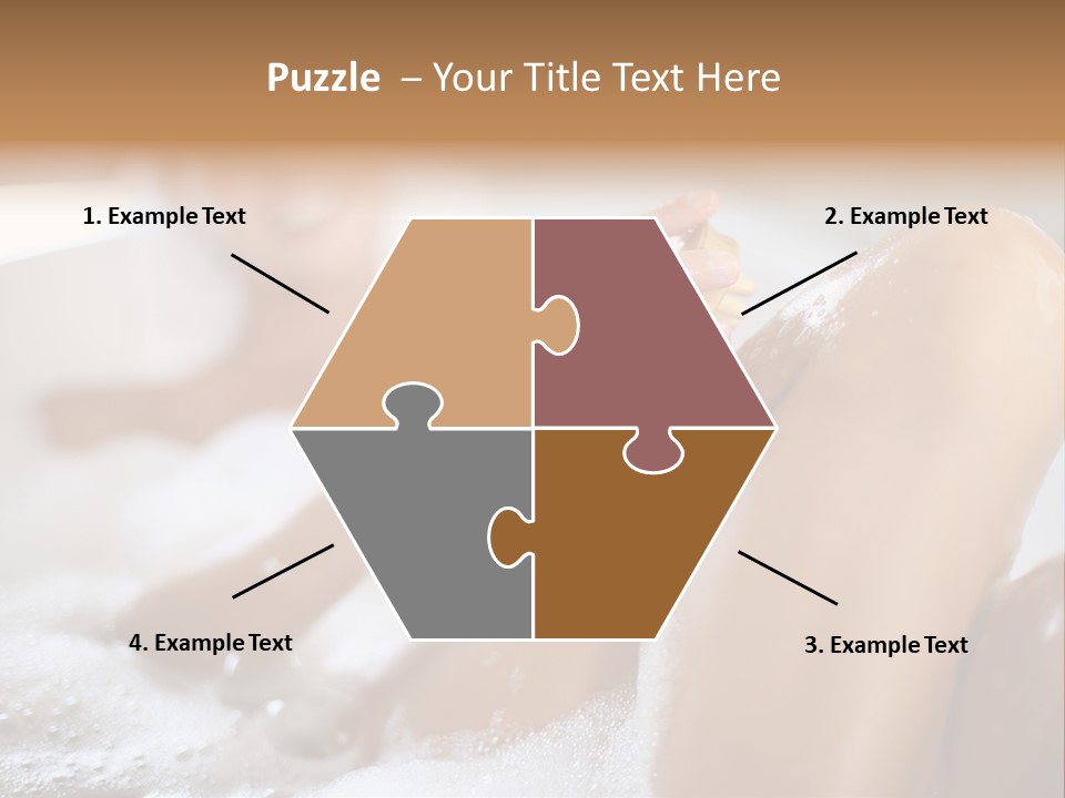 Treatment Relaxed Bubbles PowerPoint Template