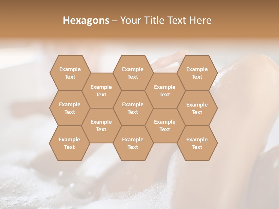 Treatment Relaxed Bubbles PowerPoint Template