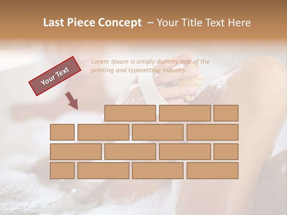 Treatment Relaxed Bubbles PowerPoint Template