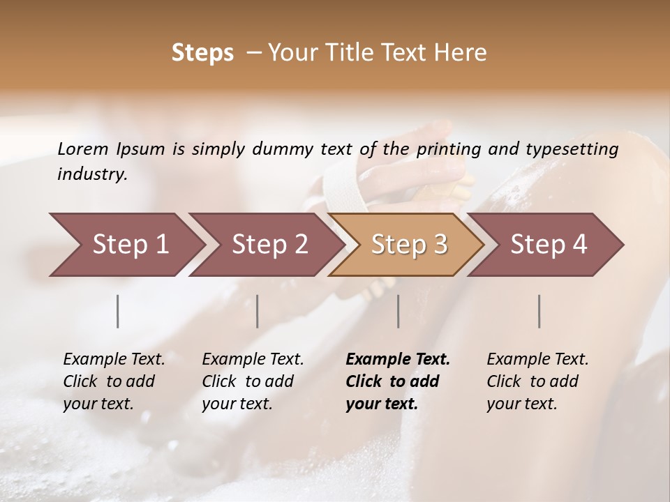 Treatment Relaxed Bubbles PowerPoint Template