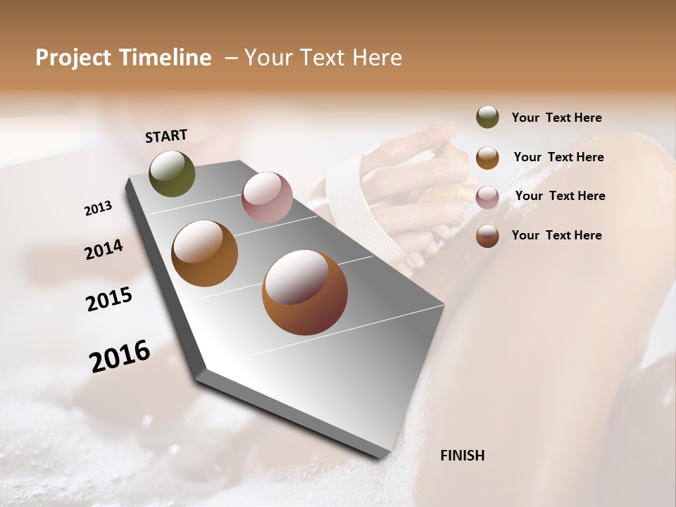 Treatment Relaxed Bubbles PowerPoint Template
