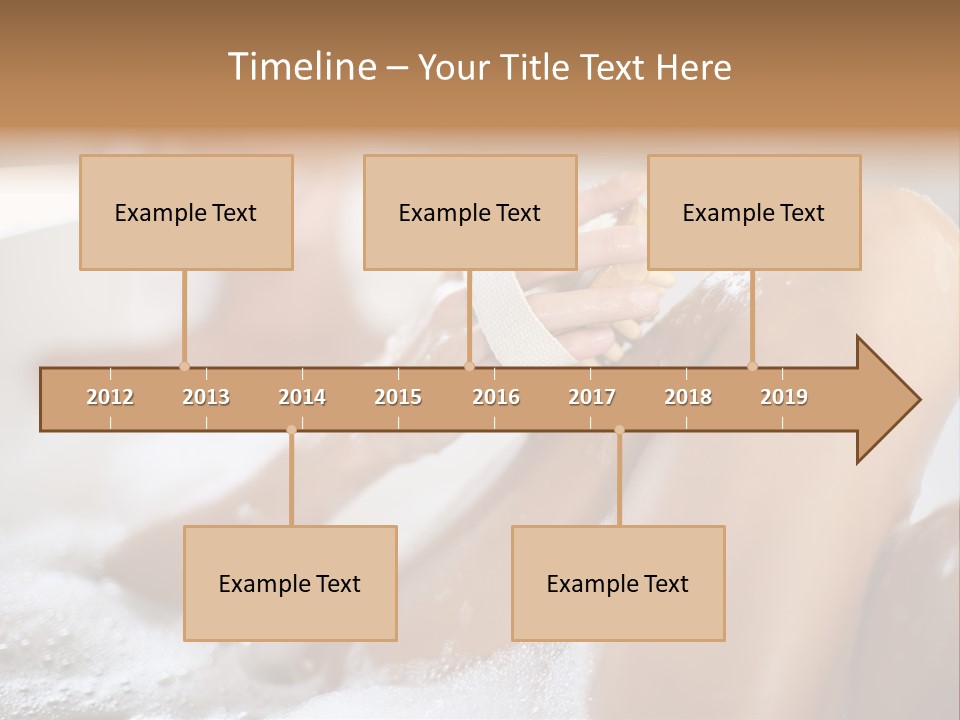 Treatment Relaxed Bubbles PowerPoint Template