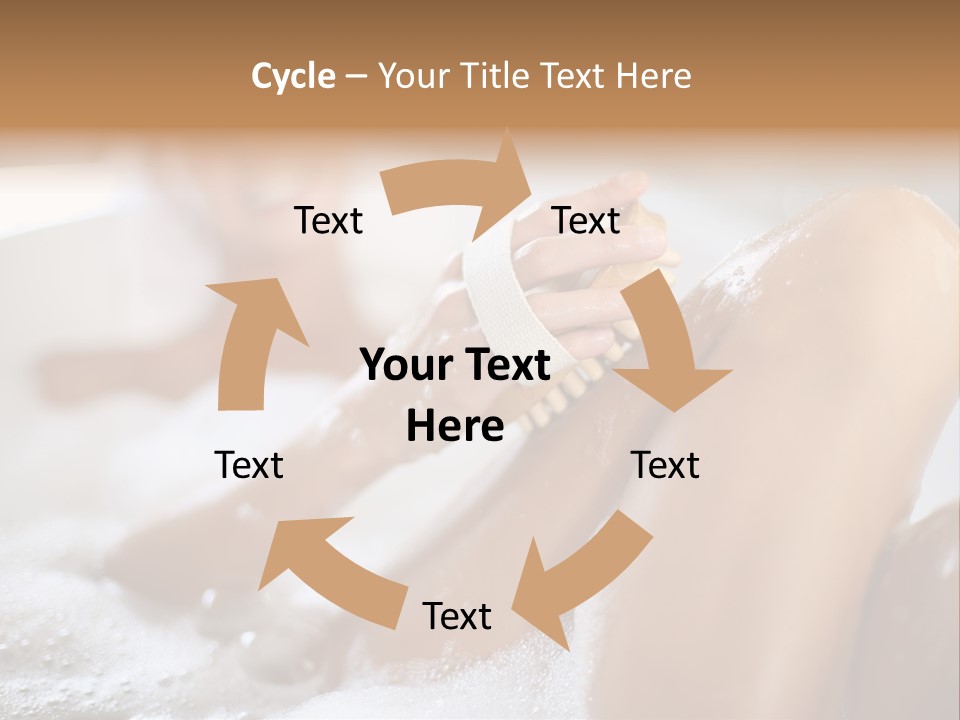 Treatment Relaxed Bubbles PowerPoint Template