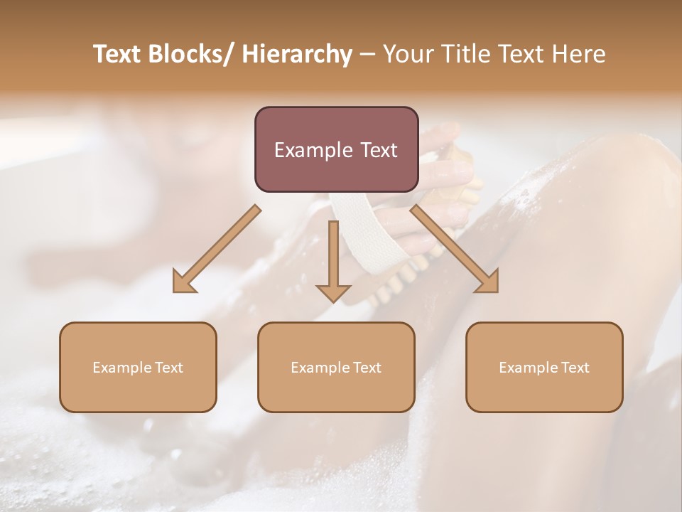 Treatment Relaxed Bubbles PowerPoint Template