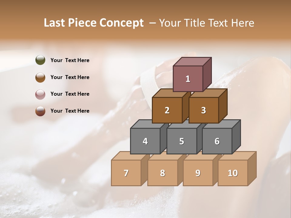 Treatment Relaxed Bubbles PowerPoint Template