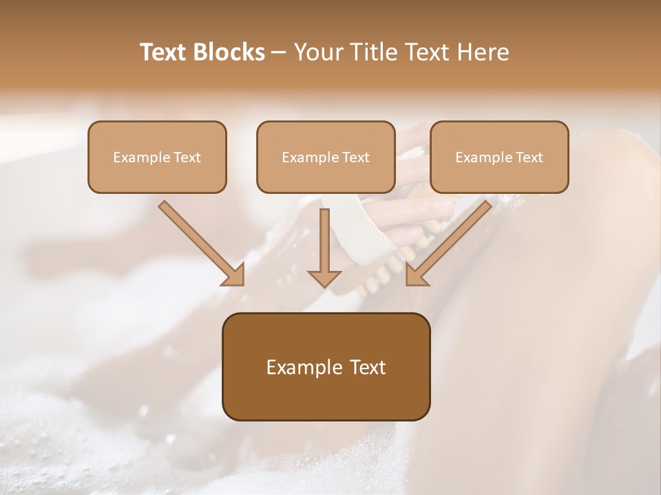 Treatment Relaxed Bubbles PowerPoint Template