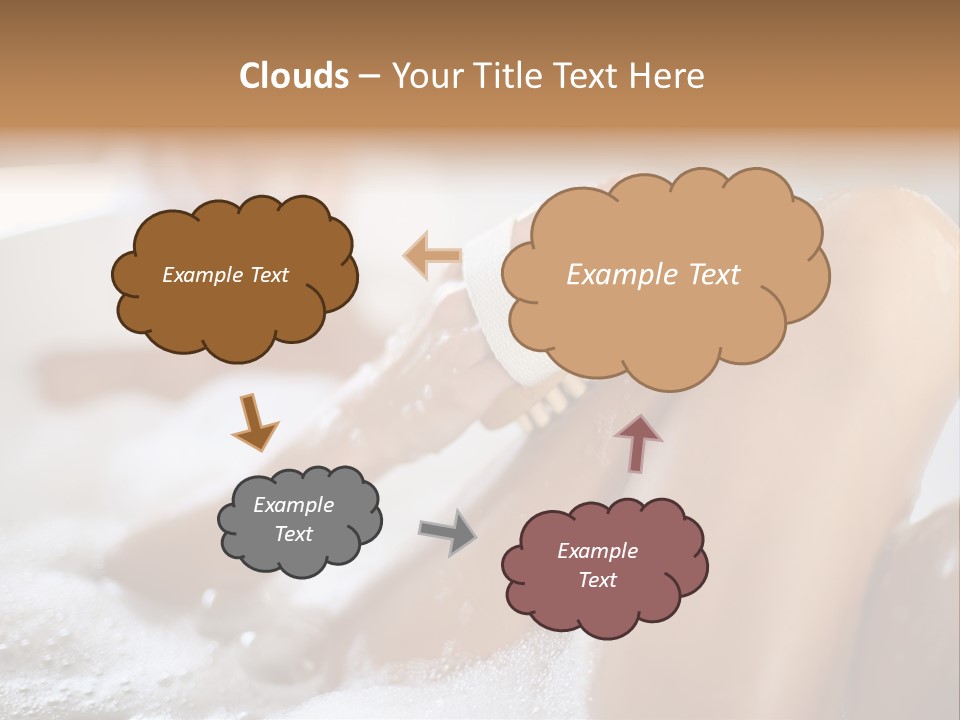 Treatment Relaxed Bubbles PowerPoint Template